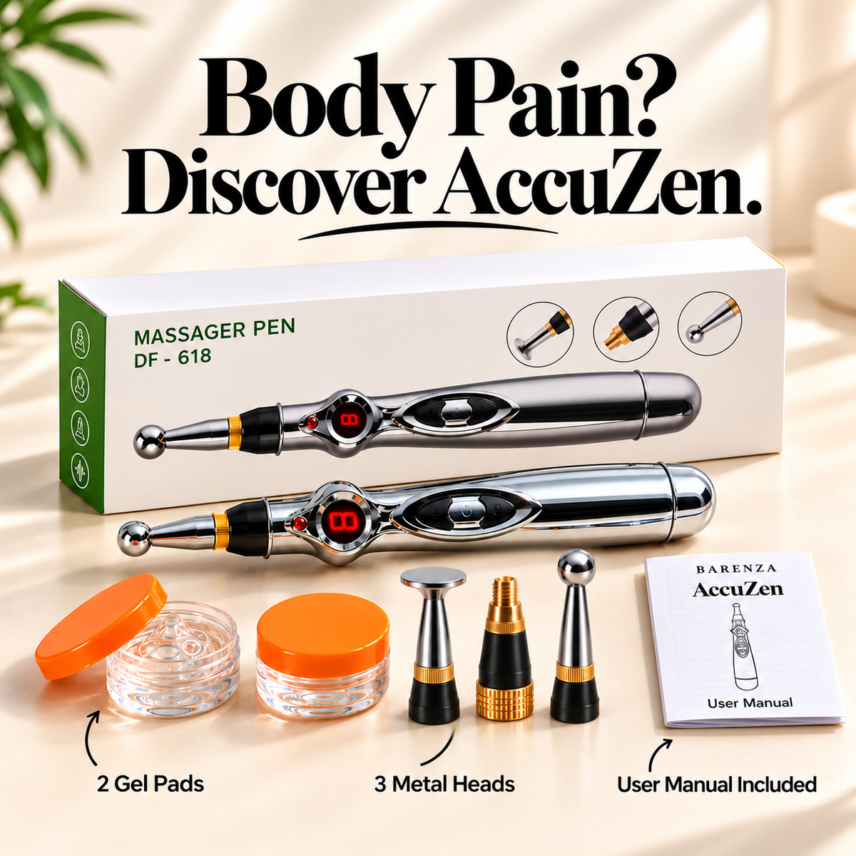 Barenza AccuZen - Advanced Acupoint Wellness Device