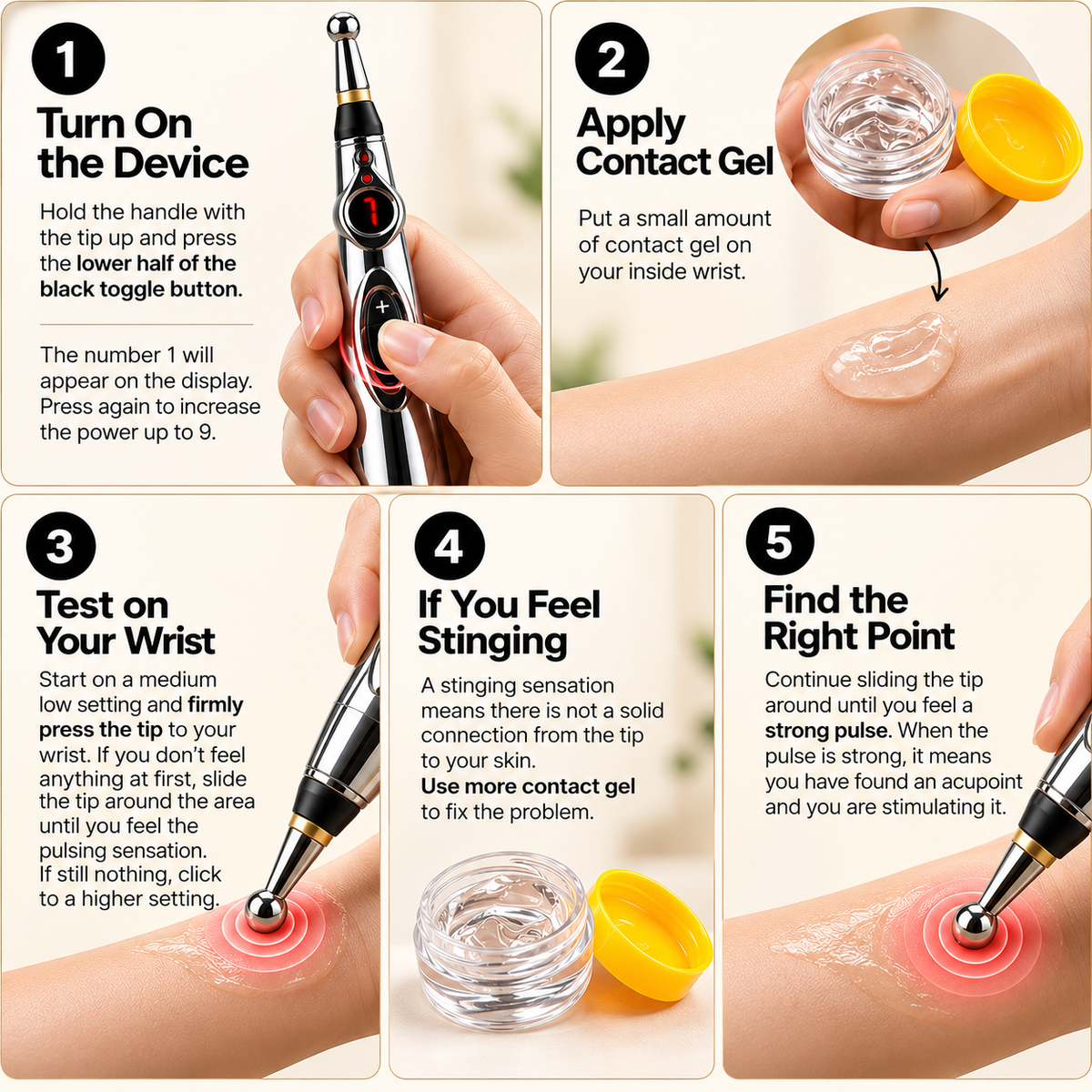 Barenza AccuZen - Advanced Acupoint Wellness Device